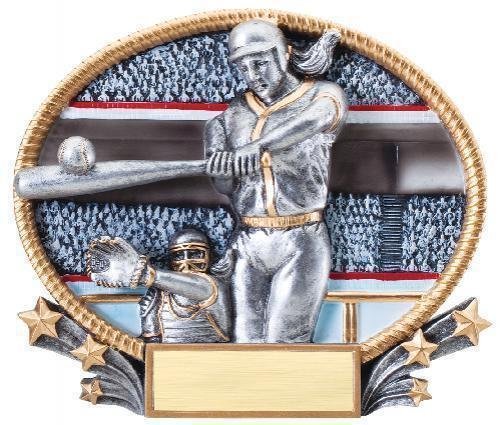 3D Oval -Softball Female