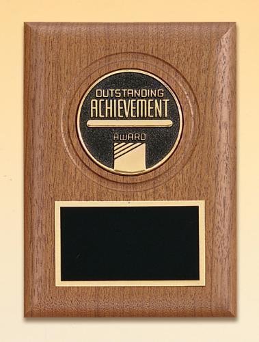 American Walnut Plaque with Medallion