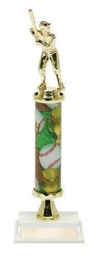Baseball Single Column Trophy