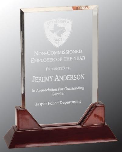 Clear Rectangle Acrylic Award