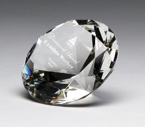 Corporate Crystal Diamond Desk Accessory