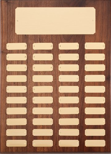 Genuine Walnut Perpetual Plaques
