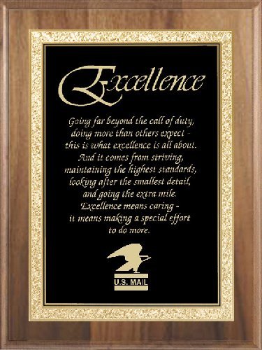 Genuine Walnut Plaque