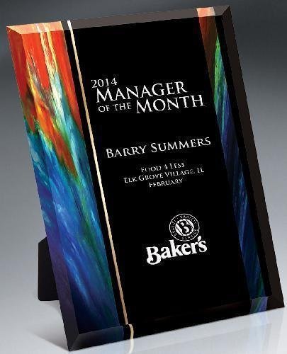 Glass Plaque Award