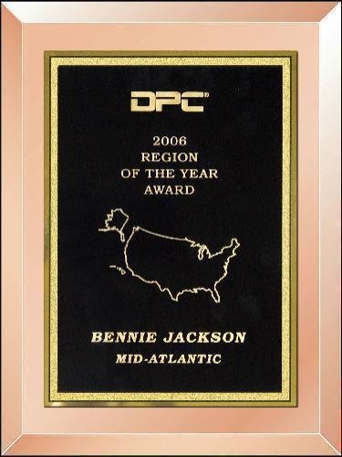 Gold Mirror Plaque