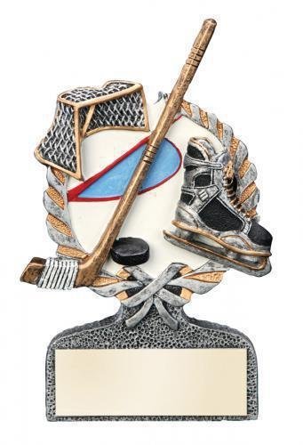 Ice Hockey Multi Color Sport Resin Figure