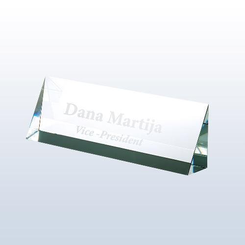 Optical Crystal Name Plate