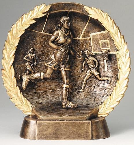 Resin Plate -Basketball Female