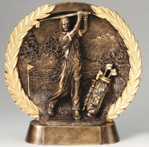 Resin Plate -Golf Male