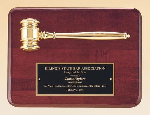 Rosewood Piano Finish Plaque