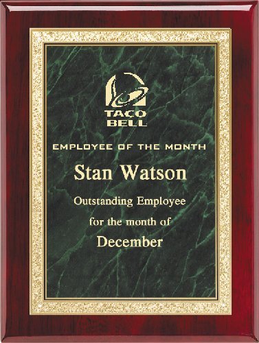 Rosewood Piano Finish Plaque