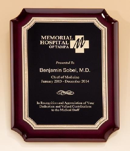 Rosewood Plaque