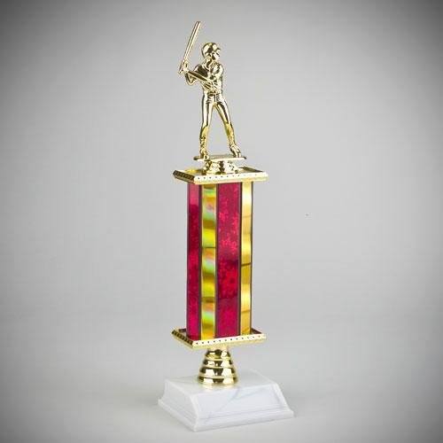 Single Column Trophy W/Riser