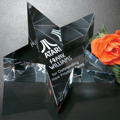 Slanted Star Paperweight