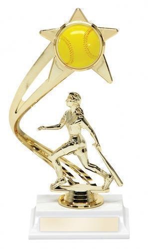 Softball Stars Backdrop Trophy