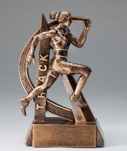 Ultra Action Resin Trophy -Track Female