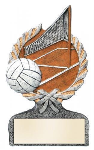 Volleyball Multi Color Sport Resin Figure